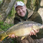 ... first carp 2021 ... with maggots ;-)