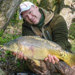 ... first carp 2021 ... with maggots ;-)