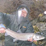 ... Regen, Hagel, Schneefall, Wind und Strum ... ideales Huchenfangwetter