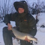 ... the first one esox 2023 ... im Schneegestöber!!!