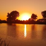 Abendstimmung in Holland - ein Traumland für Angler!